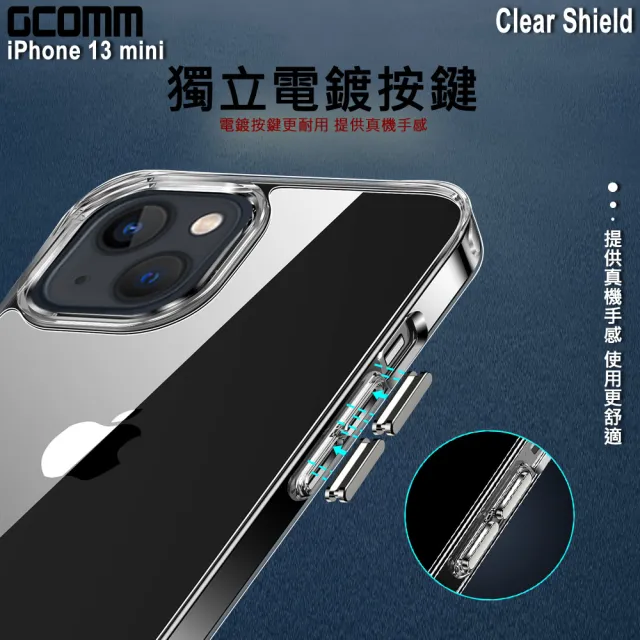 【GCOMM】iPhone 13 mini 5.4吋 晶透厚盾抗摔殼 Clear Shield(晶透厚盾抗摔)