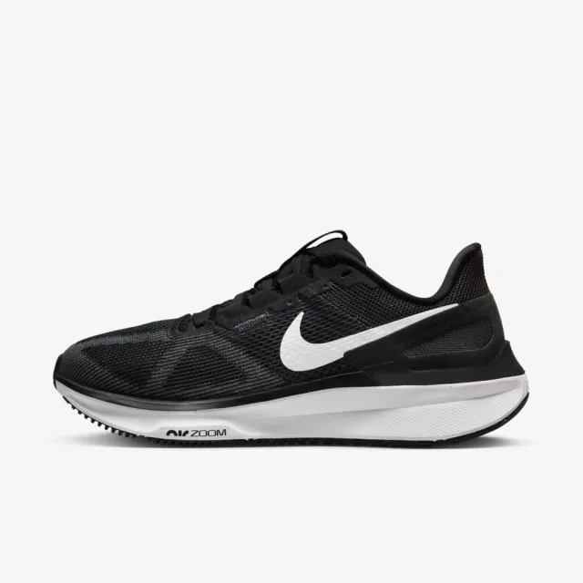 NIKE 耐吉】W Air Zoom Structure 25 女慢跑鞋路跑支撐緩震黑白(DJ7884