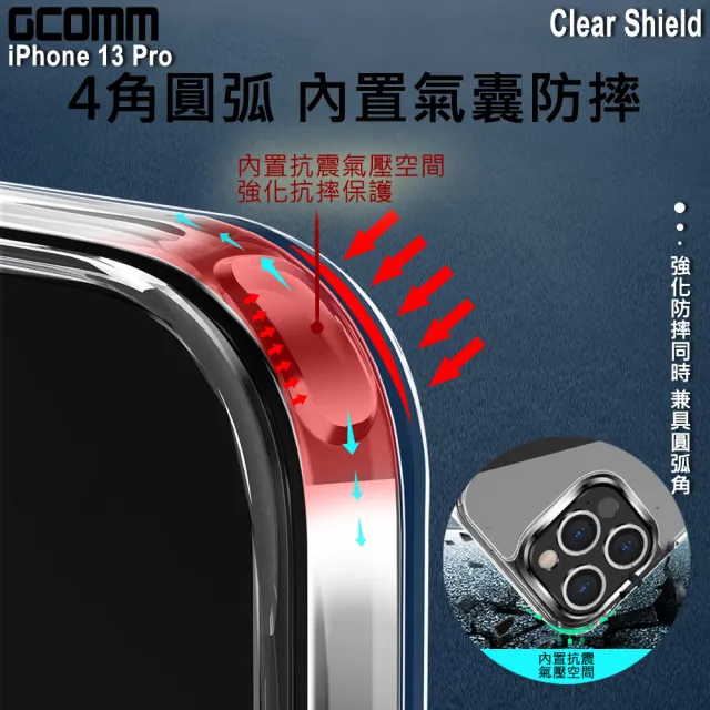 【GCOMM】iPhone 13 Pro 6.1吋 晶透厚盾抗摔殼 Clear Shield(晶透厚盾抗摔)
