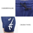 【asics 亞瑟士】女針織短褲-台灣製 三分褲 運動 慢跑 吸濕排汗 亞瑟士 丈青白(2052A302-400)