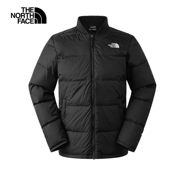 【The North Face 官方旗艦】北面男款藍色防水透氣保暖連帽三合一外套｜81NH92A(內搭羽絨款)