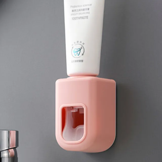 【小麥購物】自動擠牙膏器(牙膏架 牙膏收納 擠牙膏 浴室 自動擠牙膏器)