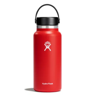 【Hydro Flask】32oz/946ml 寬口提環保溫杯(棗紅色)(保溫瓶)