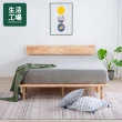 【生活工場】自然簡約生活平板式5尺雙人床架
