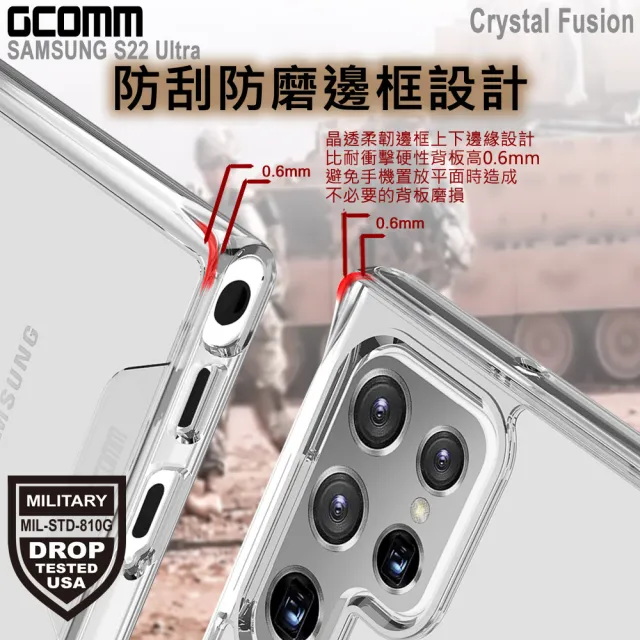 【GCOMM】三星 S22 Ultra 晶透軍規防摔殼 Crystal Fusion(三星 Galaxy S22 Ultra)