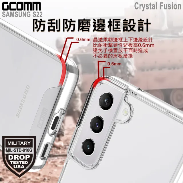 【GCOMM】三星 S22 晶透軍規防摔殼 Crystal Fusion(三星 Galaxy S22)