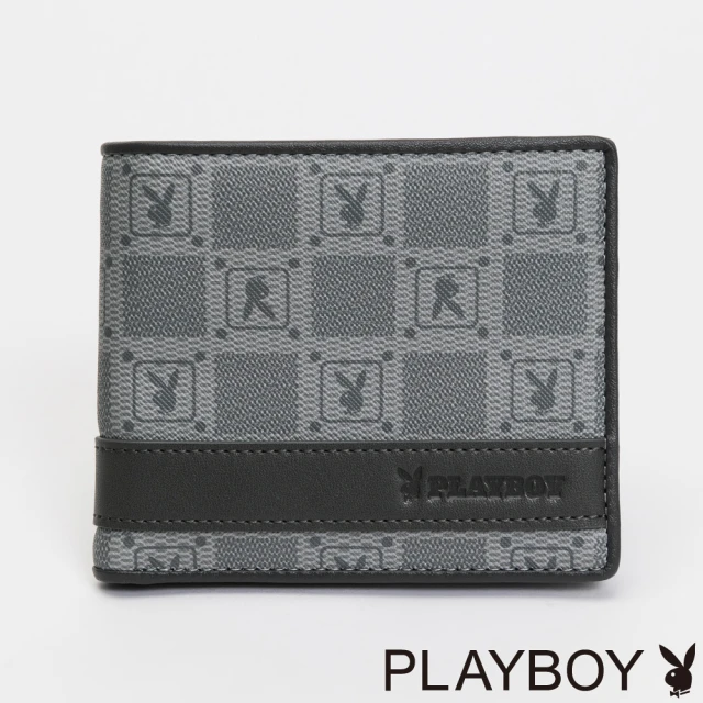 PLAYBOY 方形斜背包 鱷魚紋系列(灰色)優惠推薦