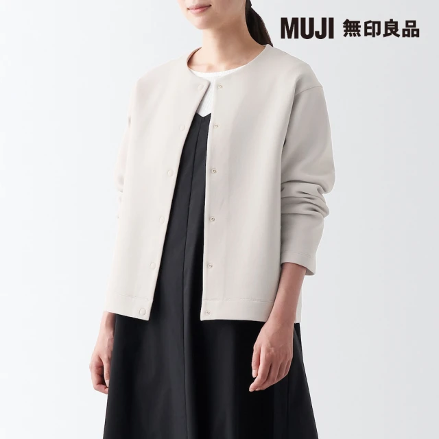 GAP 女裝 Logo印花圓領大學T-米色(874451) 