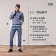 【LEVIS 官方旗艦】男款 501 54復古排釦合身直筒牛仔褲 / 精工多重黑魂破壞補丁 熱賣單品 A4677-0001