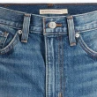 【LEVIS 官方旗艦】女款 高腰闊腿牛仔短褲 / 精工中藍染水洗 熱賣單品 A1965-0011