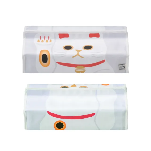 【台隆手創館】純棉和風面紙盒(犬張子/招財貓)