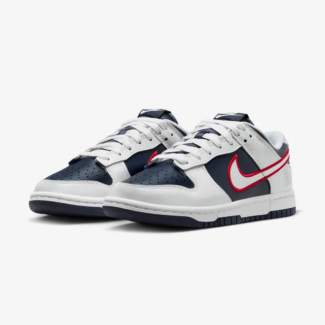 【NIKE 耐吉】Dunk Low W 女鞋 白藍紅色 休士頓 彗星隊 四連冠 低筒 運動 休閒鞋 DZ2780-100