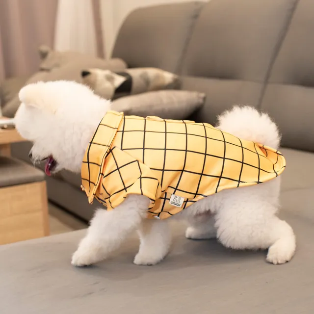 【QIDINA】出清 秋冬內刷毛寵物衣服(小新睡衣 寵物外出 貓咪衣服 狗狗衣服 寵物服飾)