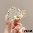 【HERA 赫拉】氣質水鑽珍珠皇冠馬尾夾 H111101101(馬尾夾)
