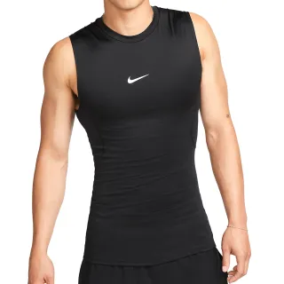 【NIKE 耐吉】AS M NP DF Top SL Tight 男款 黑色 緊身 排汗 LOGO 訓練 背心 FB7915-010