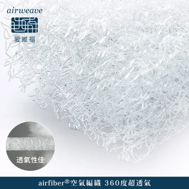 【airweave 愛維福】柔軟枕 可調整高度 EC獨賣款(可水洗 高透氣 支撐力佳 分散體壓 日本原裝)