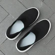 【SPRING】輕量樂福鞋/超輕量柔綿舒適彈力飛織百搭休閒樂福鞋(黑)