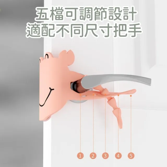 【ROYALLIN 蘿林嚴選】防關門靜音門鎖(防撞緩衝門鎖 減少噪音 臥室防撞保護緩衝墊 門鎖靜音墊)
