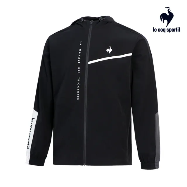 【LE COQ SPORTIF 公雞】運動基礎連帽外套 男女款-4色-LWS61763_LWS62763