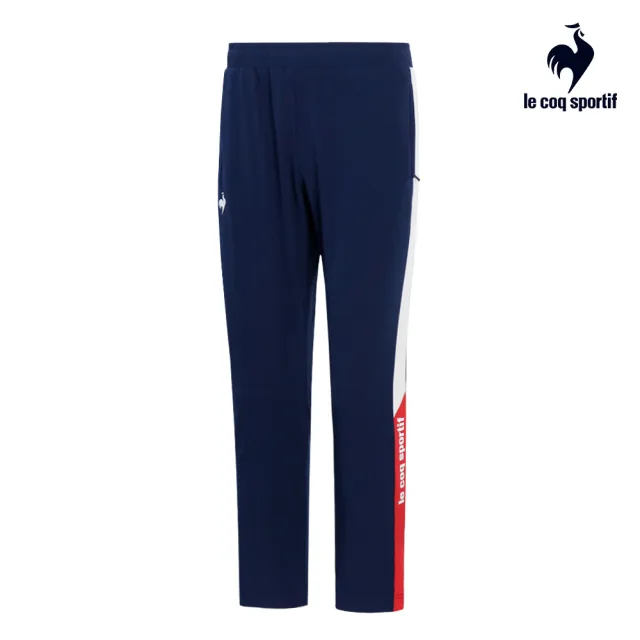 【LE COQ SPORTIF 公雞】運動基礎平織運動長褲 男女款-2色-LWS81772_LWS82772