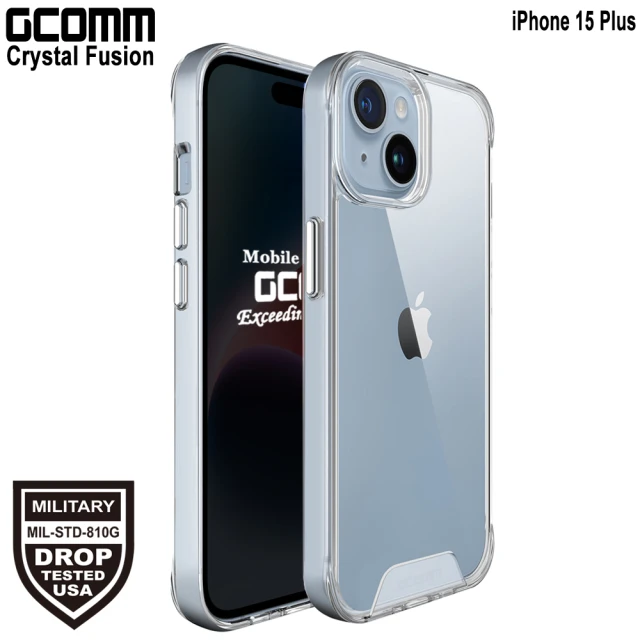 GCOMMGCOMM iPhone 15 Plus 晶透軍規防摔殼 Crystal Fusion(iPhone 15 Plus 6.7吋)
