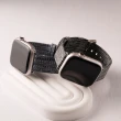 【W.wear】Apple Watch Series 8/7/6/5/4/SE/Ultra-混色編織蘋果錶帶(蘋果錶帶/綠色/黑色/藍色)