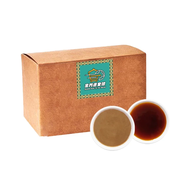 金門邁全球 秘製經典濃郁風味麻醬12包x1盒(麻醬30g 醋