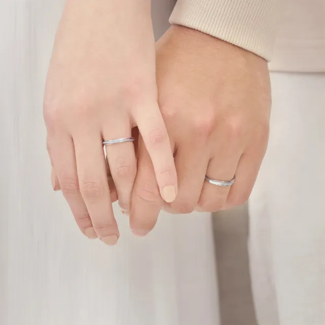 【PROMESSA】18K金 星宇系列 結婚戒指 / 對戒款(男戒)
