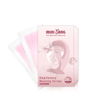 【MINI YANG】大馬士革玫瑰 頂級蜜蠟貼片 1盒/10對/20片(免加熱 隨開即用 一黏即撕 輕鬆除毛無負擔)