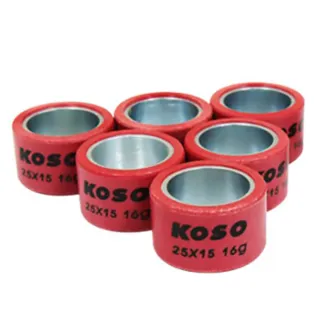 【KOSO】D25x15mm 鈦金剛滾珠、普利珠 一組6顆(T-MAX 傳動套件、驅動盤、普利盤)