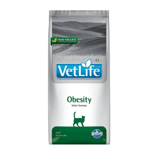 【義大利Farmina法米納】Vet Life獸醫天然處方系列-貓用體重控制配方 2kg/4.4lb(貓飼料/貓糧)