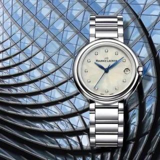 【Maurice Lacroix 艾美錶】FIABA 鑽石日期女錶-32mm 禮物 送禮(FA1004-SS002-170-1)