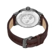 【Timberland】男錶 WESTERLEY系列腕錶 ReBOTL拼接皮帶-灰/咖啡色46mm(TDWGN0029104)