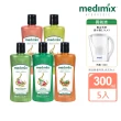 【Medimix】阿育吠陀秘方美肌沐浴液態皂300ml 5入組(贈Pureit 濾水壺2.5L)
