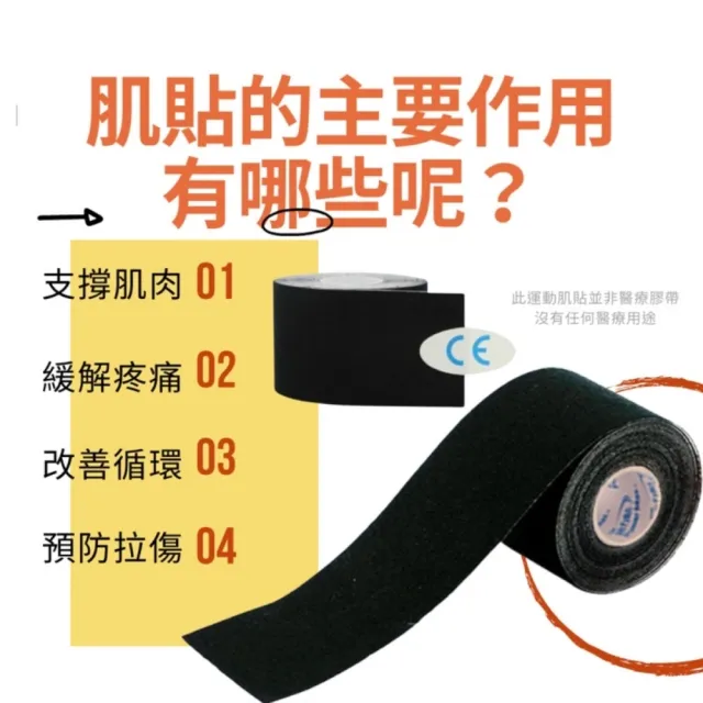 【東京 Ito】黑色運動膠布 5cm × 500cm(彈性肌肉膠帶 運動繃帶拉傷膠布 治療運動傷害 姿勢矯正)