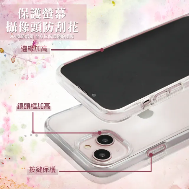 【apbs】三麗鷗 iPhone 16/15/14/13/12/11系列 輕薄軍規防摔水晶彩鑽手機殼(凱蒂夏一跳)