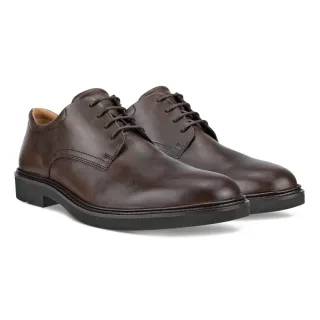 【ecco】METROPOLE LONDON 都會紳士商務正裝皮鞋 男鞋(可可棕 52560401482)