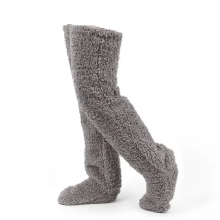 【Saikoyen】日式極保暖重磅鋪棉足套1雙(襪套 護腿襪套 睡眠襪套 保暖襪)