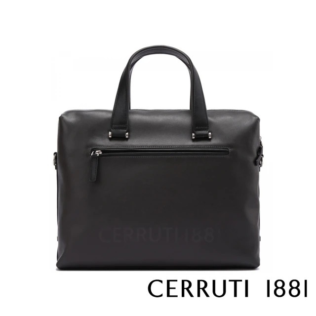 Cerruti 1881 頂級義大利小牛皮公事包/斜背包 C