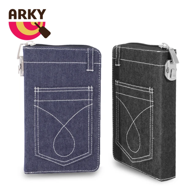 ARKY Pass&Board Jeans經典丹寧旅行防盜萬
