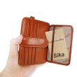 【Sika】實用便利票卡夾(A8240-01原味褐)