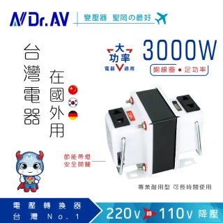 【Dr.AV】專業型升降電壓調整器(GTC-3000)