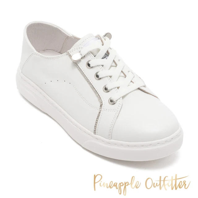 【Pineapple Outfitter】CELOUS 真皮套穿休閒鞋(白色)