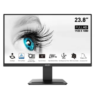 【MSI 微星】PRO MP2412 24型 VA 100Hz 美型螢幕(TUV護眼)