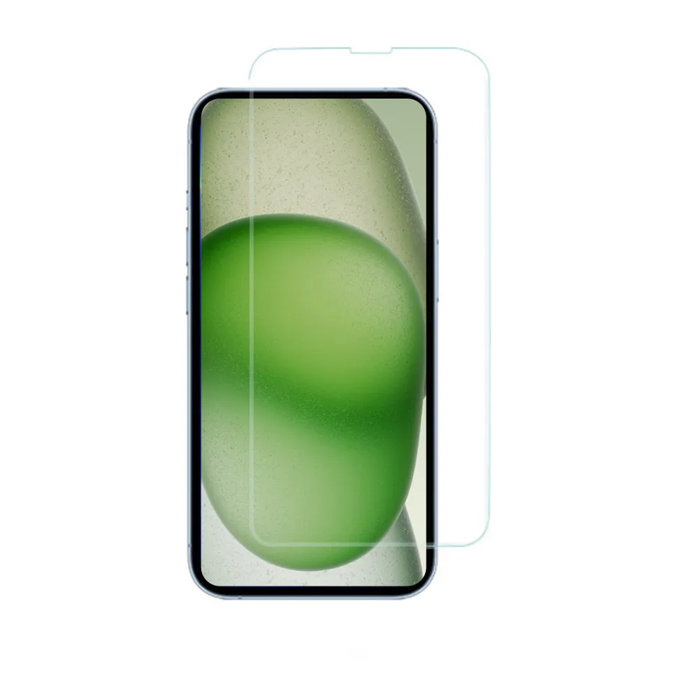 【宇宙殼】iPhone 15 晶透防爆滿版透明鋼化玻璃保護貼