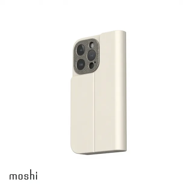 【moshi】iPhone 15 Pro Magsafe Overture 磁吸可拆式卡夾型皮套(iPhone 15 Pro)
