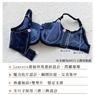 【Swear 思薇爾】星燦女爵系列C-F罩背心型蕾絲集中包覆女內衣(普魯士藍)