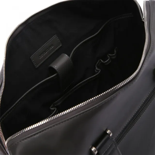 【Cerruti 1881】義大利原裝進口 頂級小牛皮公事包/斜背包 CECA05334M(深灰色)