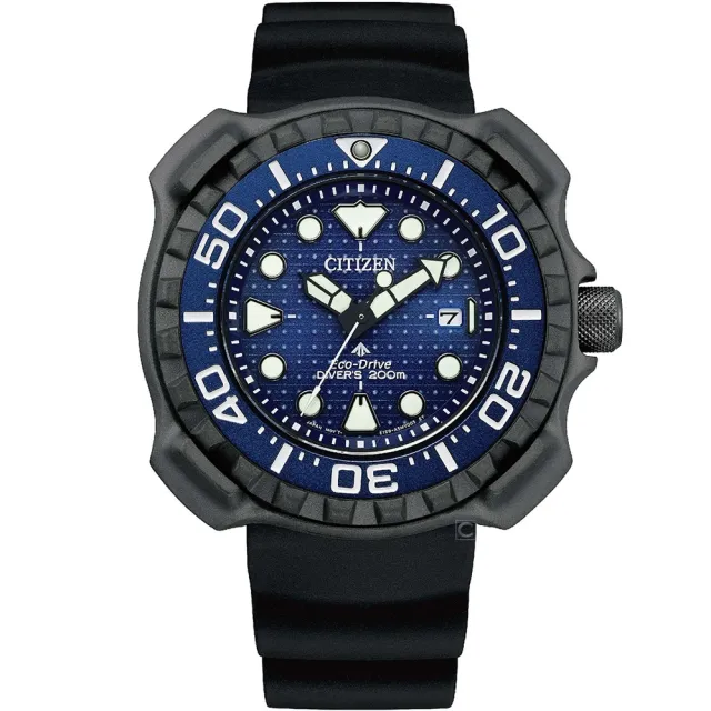 【CITIZEN 星辰】PROMASTER 競賽200米光動能潛水錶(BN0225-04L)