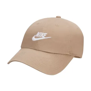 【NIKE 耐吉】帽子 棒球帽 運動帽 遮陽帽 U NK CLUB CAP U CB JDI L 奶茶 FB5368-247